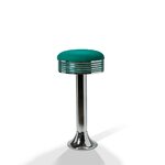 Tabouret de bar Casey MP 77 Chrome pétrol