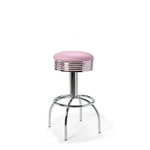 Tabouret de bar Comet MP 77 Chrome lilas mobilier américain