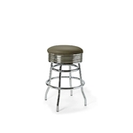 Tabouret de bar Palace MP 66 Chrome kaki mobilier