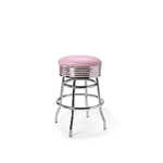 Tabouret de bar Palace MP 66 Chrome lilas mobilier