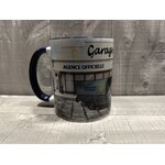 tasse céramique Peugeot garage vintage