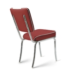 Chaise d’arcade CB Chrome ruby