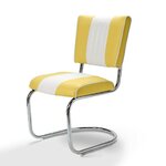 Chaise Prospect CB Chrome mobilier américain jaune
