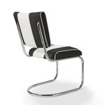 Chaise Prospect CB Chrome noir