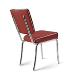 Chaise d’arcade WP Chrome mobilier américain ruby