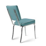 Chaise d’arcade WP Chrome mobilier américain bleu