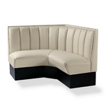 banquette de mobilier américain d’angle CB 120-120 blanche