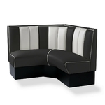 banquette de mobilier américain d’angle CB 120-120 noir