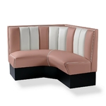 banquette de mobilier américain d’angle CB 120-120 rose