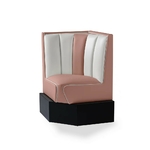 banquette d'angle mobilier américain CB 60-60 rose