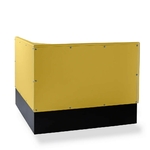 dossier banquette de diner d’angle CB 120-120 jaune