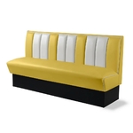 banquette de diner mobilier américain simple CB 180 jaune