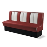 banquette de diner mobilier américain simple CB 180 rouge ruby