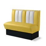 banquette de diner mobilier américain simple CB 120 jaune