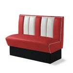 banquette de diner mobilier américain simple CB 120 rouge