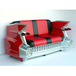 canapé banquette voiture cadillac rétro vintagz