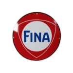 plaque émaillée publicitaire fina