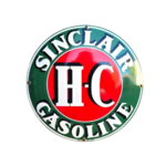 Plaque émaillée Sinclair gasoline