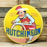 Plaque émaillée Hutchinson pneus moto
