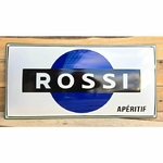 Plaque émaillée Rossi apéritif