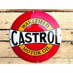 Plaque émaillée Castrol Wakefield publicitaire