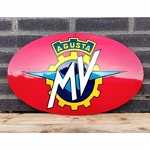 plaque émaillée déco rétro vintage mv agusta