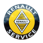 plaque émaillée déco vintage rétro renault service