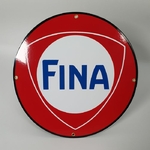 plaque émaillée fina huiles vintage