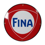 plaque émaillée fina rétro vintage