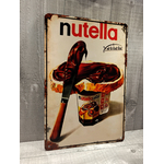 plaque déco publicitaire vintage nutella