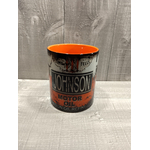 mug céramique johnson oil rétro vintage