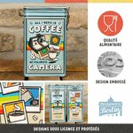 boite à café rétro vintage