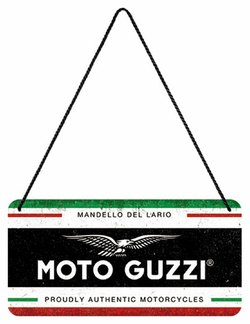 Plaque Dibond Moto Guzzi, Enseigne Déco Garage, Aluminium, Fabriquée En France