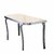 ttable de mobilier américain wo-24 antique white