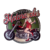 plaque métal déco pin-up vintage moto
