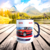 mug céramique publicitaire peugeot 205 gti