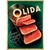 plaque publicitaire vintage jambon olida