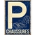 plaque déco vintage parking chaussures