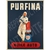 Plaque publicitaire Purfina publicitaire vintage