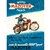 Plaque publicitaire moto Mazoyer publicitaire vintage