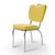 Chaise Majestic  Chrome jaune