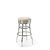 Tabouret de bar luxe haut Palace mobilier américain blanc