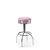 Tabouret de bar Comet MP 77 Chrome lilas mobilier américain