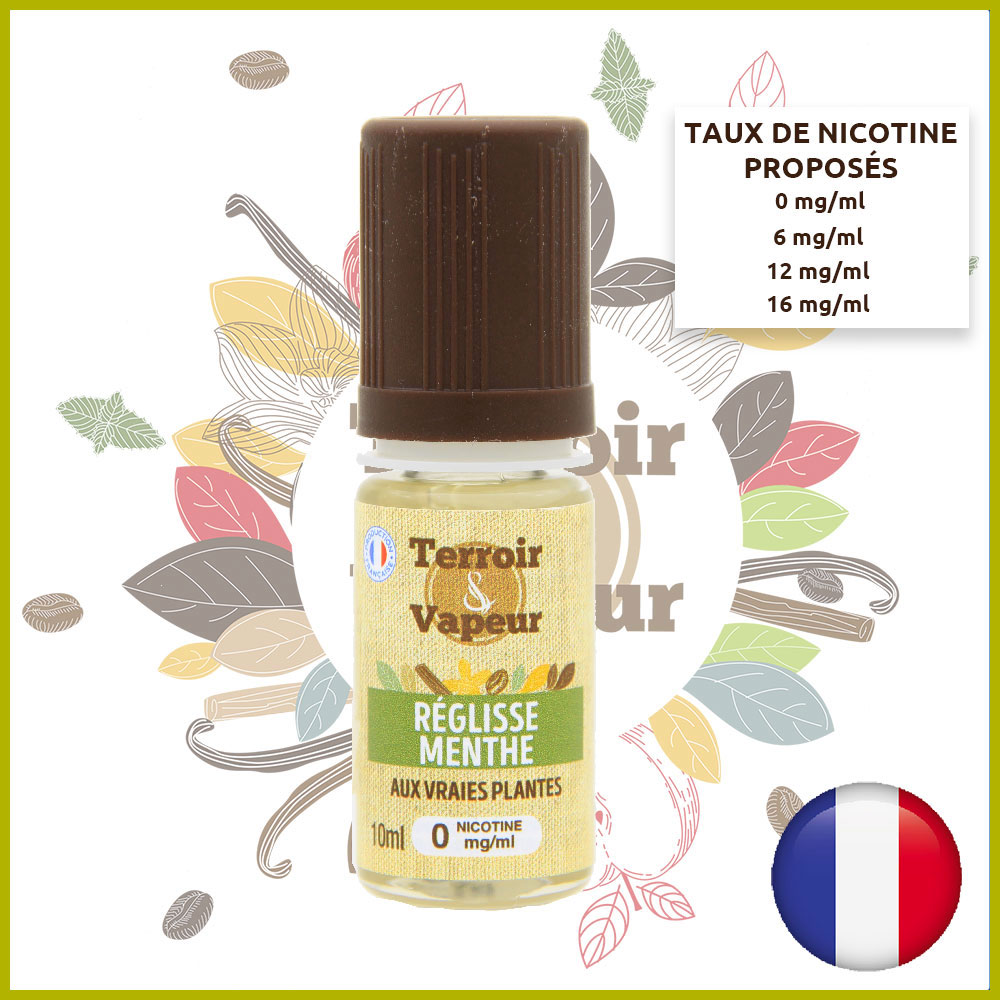 elfbar nachfüll pod läuft aus E-liquide Réglisse 50ml - Crazy Labs | Saveur Intense et Française