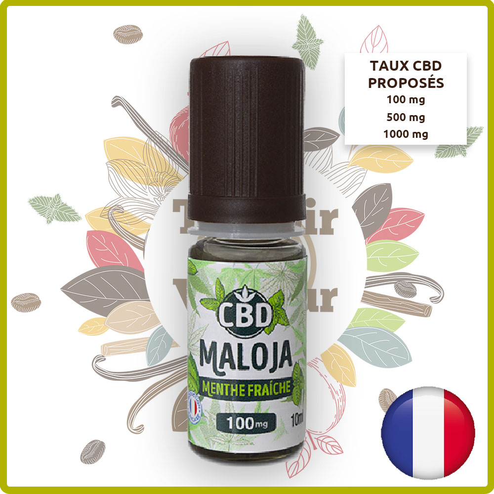 E liquide CBD Maloja - Taux CBD