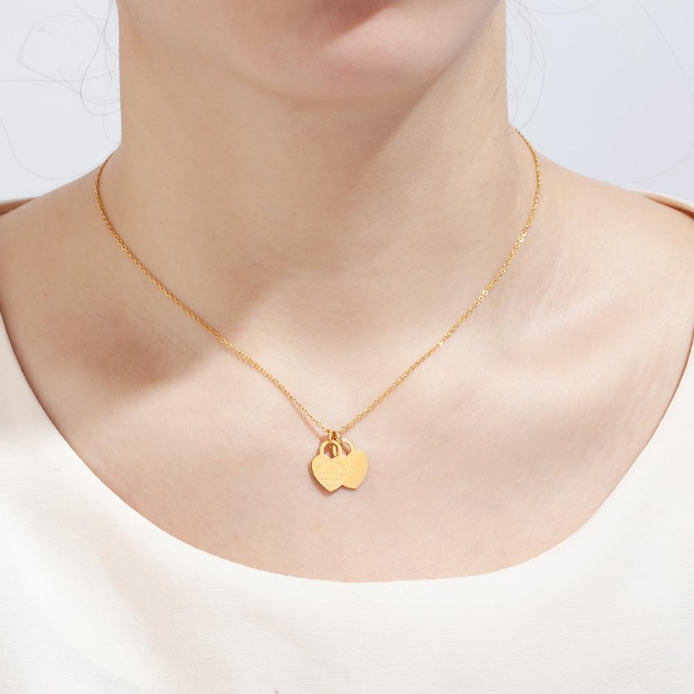 Collier-avec-pendentif-Double-c-ur-en-acier-inoxydable-bijou-de-luxe-pour-femmes-cha-ne