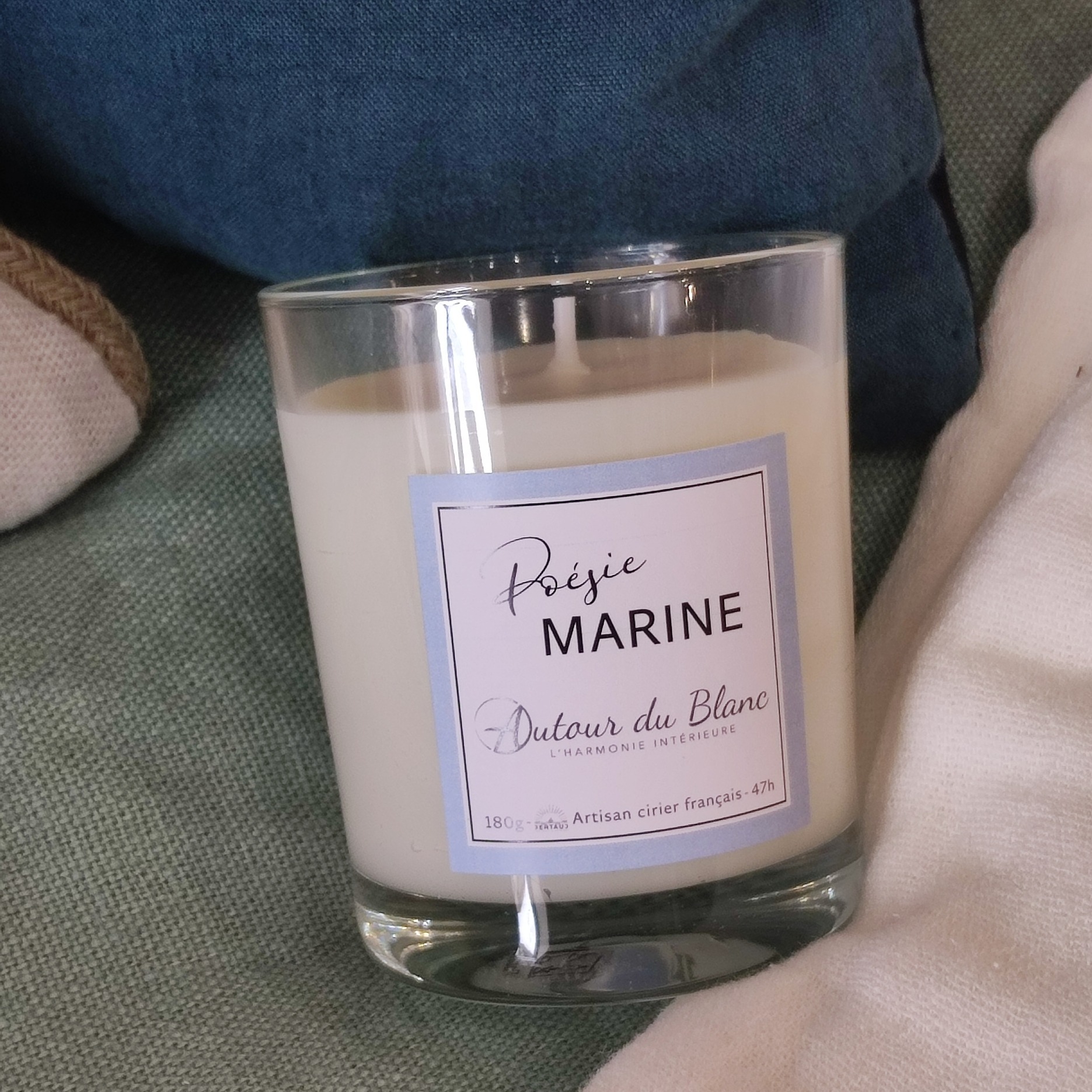 Bougie Poésie Marine