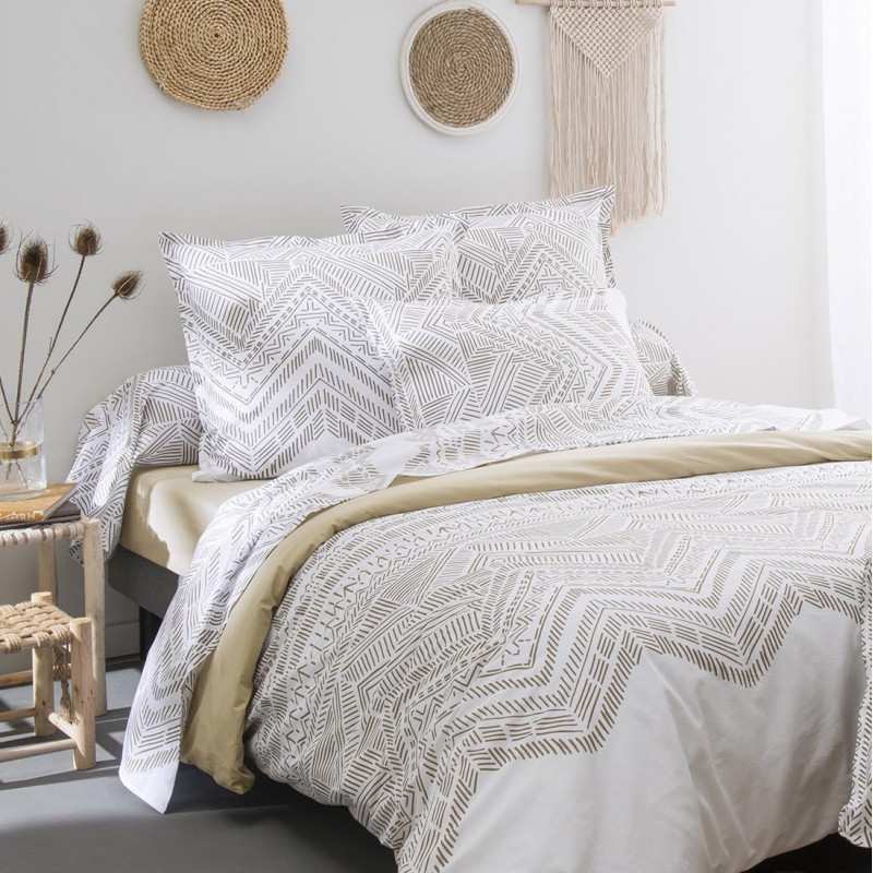 Housse-de-couette-graphique-ficelle-francais-reversible