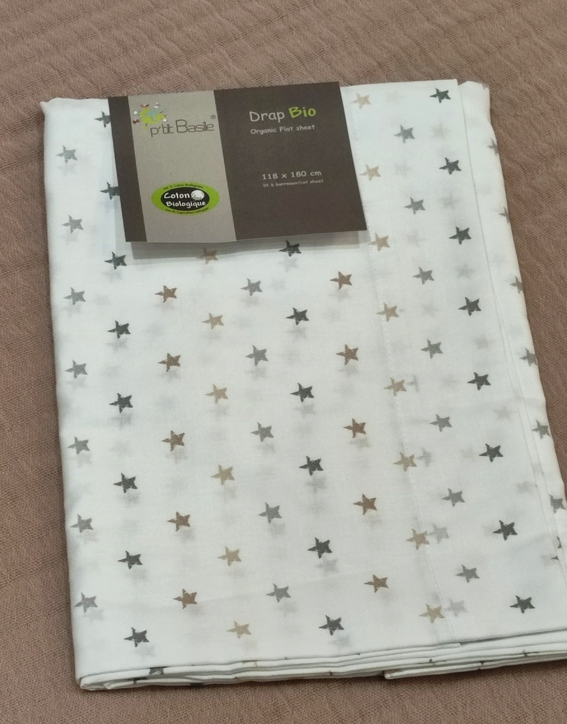 Drap_Plat_etoiles_coton_bébé