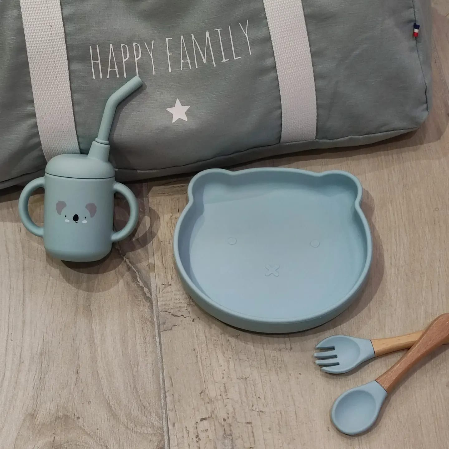 Set_repas_assiette_enfant_silicone_ours_bleu_ciel
